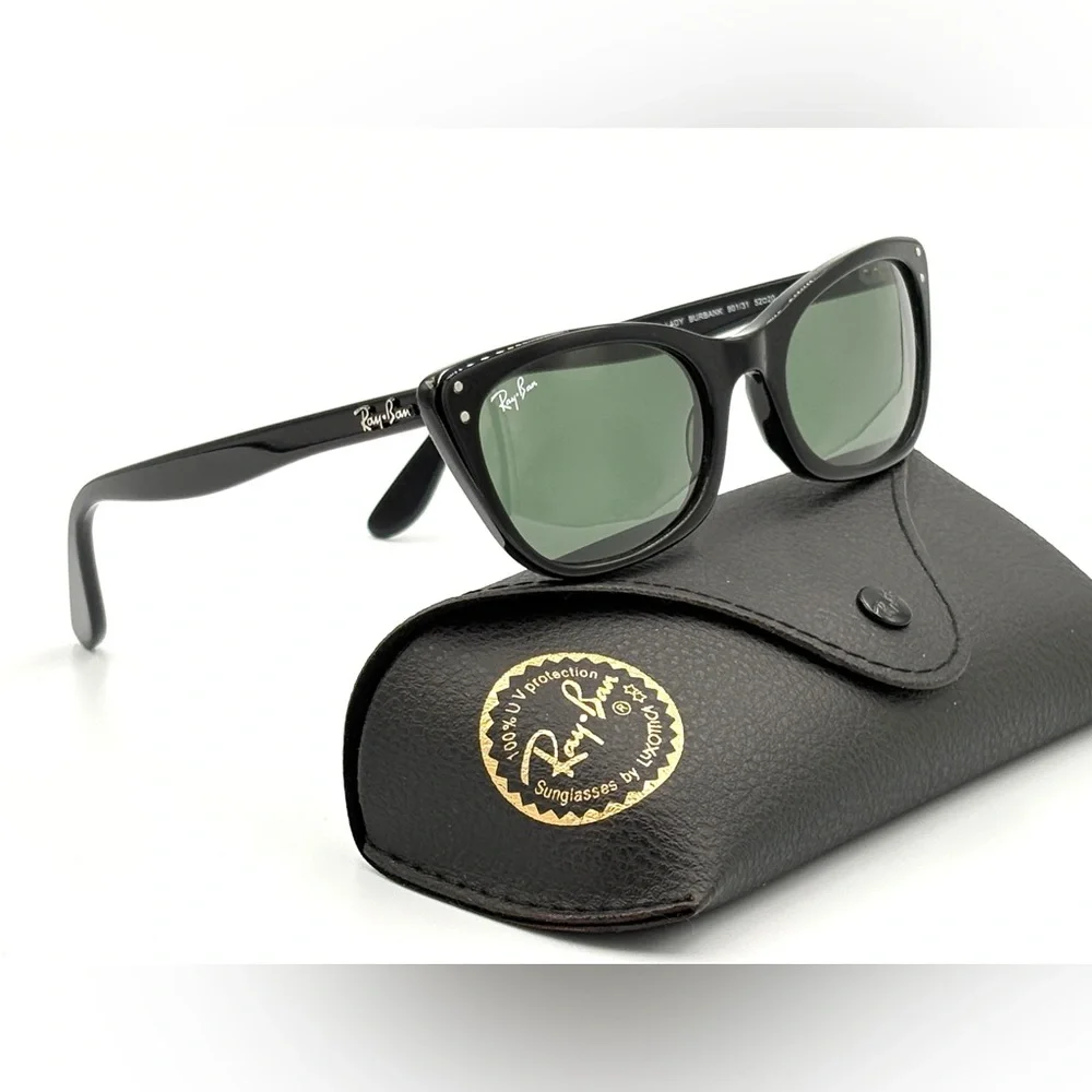 Lady Burbank RB2299 Cateye Sunglasses Ray-Ban Lady Burbank 901/31 52-20-140 3N - Picture 2 of 11